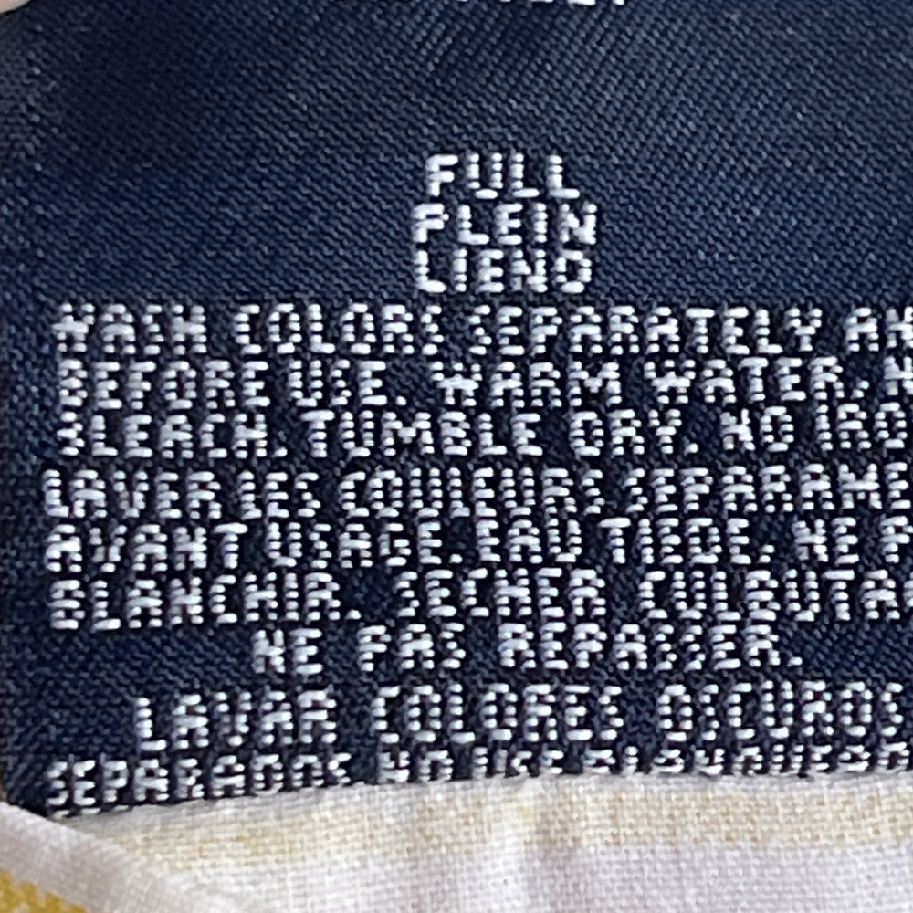 Polo by Ralph Lauren Yellow Striped Bedding Sheets - Picture 6 of 7